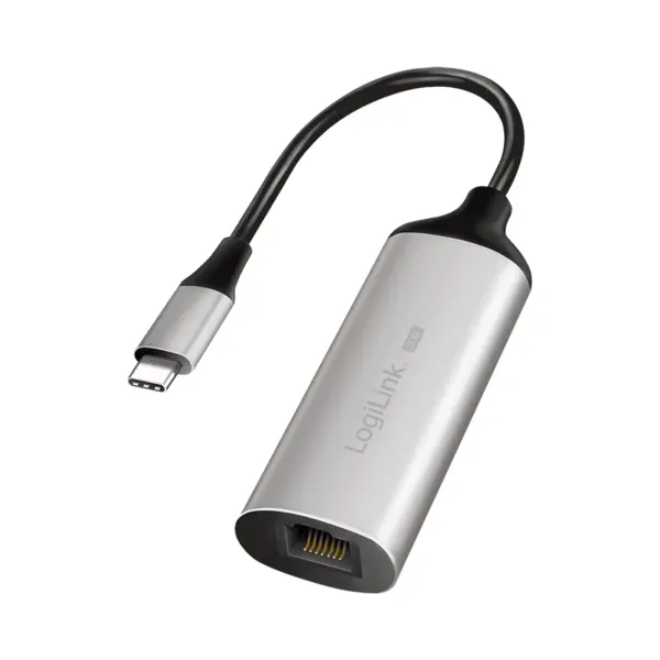 LogiLink Usb Adapter. Usb 3.2. Usb-C To 5G Gigabit Ethernet. Aluminum thumbnail