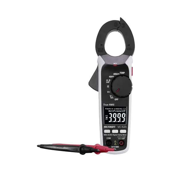 Voltcraft Vc-523 Ac/Dc Clamp Meter Digital Cat Iii 600 V Display C... thumbnail
