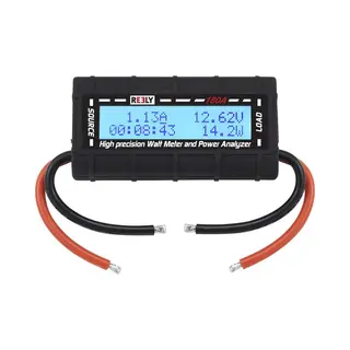 Reely 180 A Wattmeter En Poweranalyzer Stekkersysteem, Open Kabeleinden