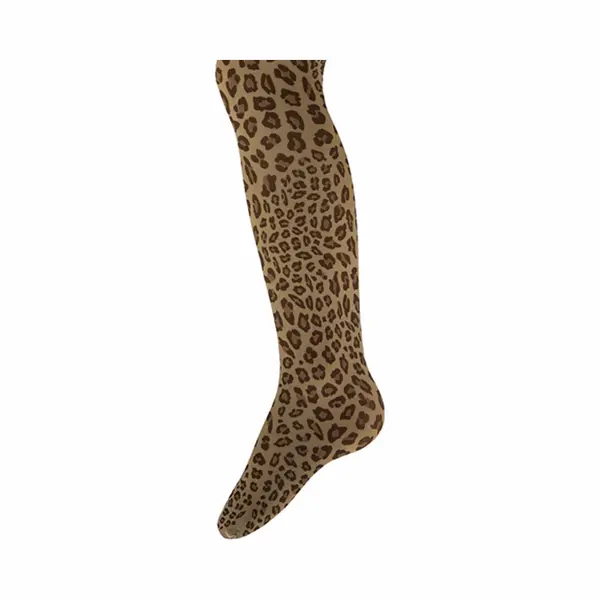 Meisjespanty Ewers - Beige Met Luipaard Print - Wilde Dieren Vlekjes - 40 Den-134/146 thumbnail