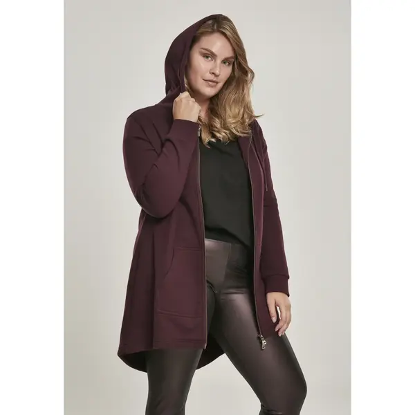Urban Classics, Damen, Pullover, Ladies Sweat - 276, Rot, (3XL) thumbnail