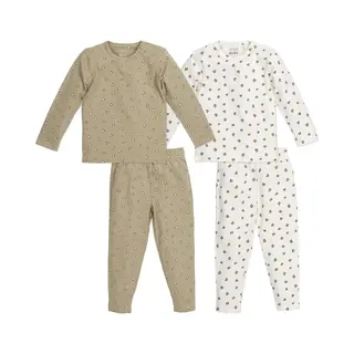Schlafanzug Baby Meyco Baby (x2)