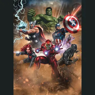 Komar Fotobehang - Avengers Superpower 200x280cm - Vliesbehang