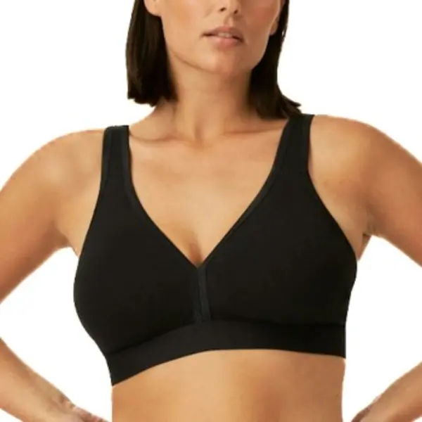 Naturana - Katoenen Soft Bh - 86021 - Zwart - 85B thumbnail
