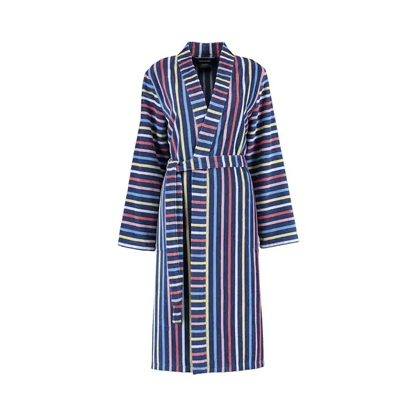 Cawö Cawo Dames Kimono Met Strepen - Luxe Katoen-44 thumbnail