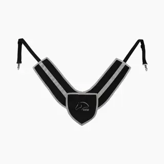 Hkm HiViz Borsttuig - Fluorescerend - Zwart - One Size