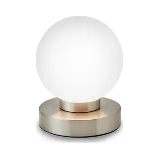 B.K.Licht Tischleuchte Led Tischlampe Touchfunktion E14 Nachttischlampe Schlafzimmer Flur, Ohne Leuchtmittel, Abhängig Vom Leuchtmittel - Warmweiß /