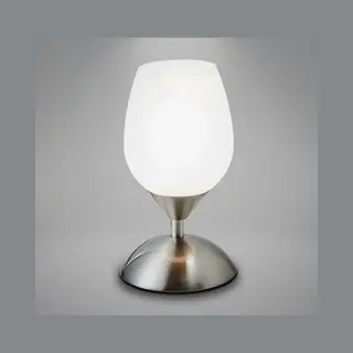 B.K.Licht - Dimbaar Tafellamp - Bedlamp Met Glas - Excl. E14 Lichtbron - H, 15.7cm