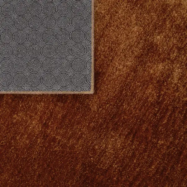 Tt Home Laagpolig Woonkamertapijt, Effen, Modern Design, Wasbaar, Kleur, Donkeroranje, Afmetingen, 80 X 300 Cm thumbnail