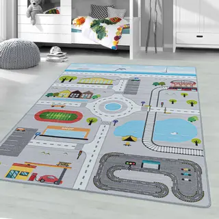 Ayyildiz Hali PLAY1402002902GREY Teppich Rechteck Polyamid Grau