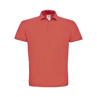 Unisex Polo 'Id.001' Koraalroze Merk B&C Collectie Maat Xl