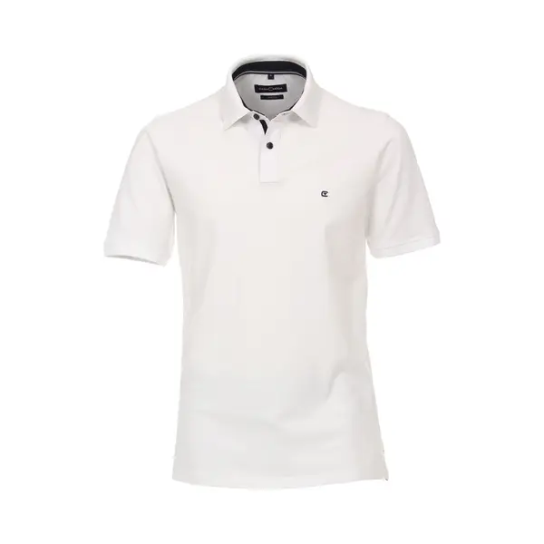 Casa Moda Polo Shirt Korte Mouw Wit thumbnail
