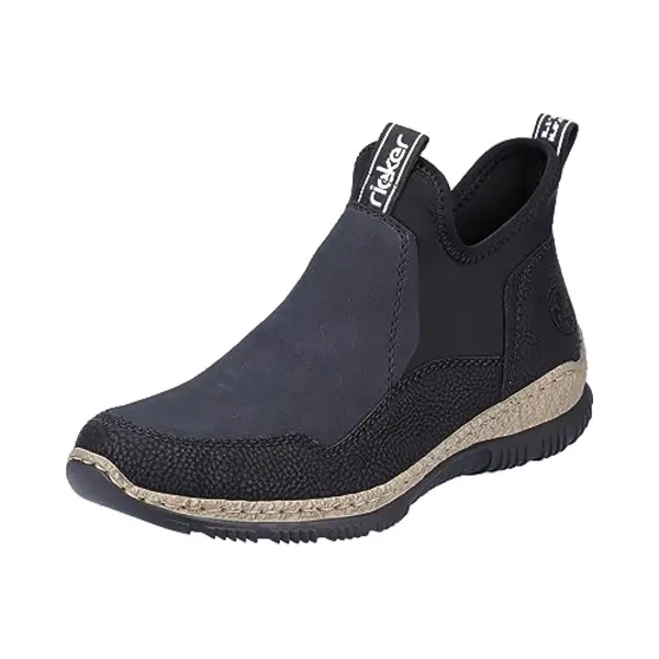 Rieker Chelsea N3275 Dameslaarzen, Zwart. thumbnail