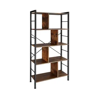 TecTake 404545 stelling Staal, Kunststof Hout