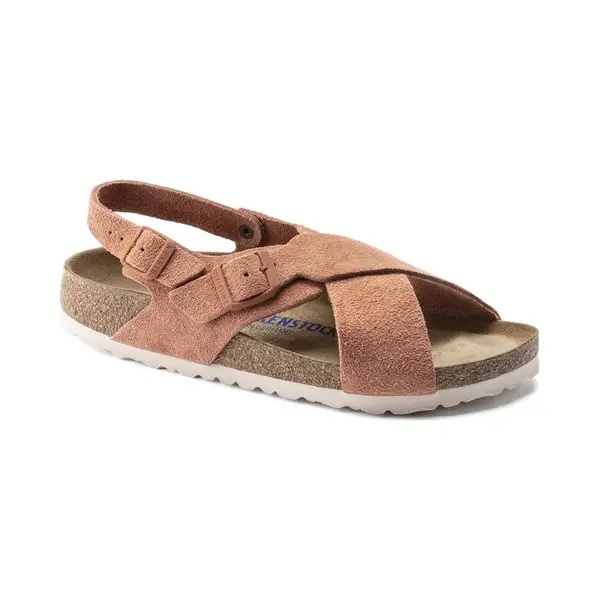 Birkenstock Tulum Dames Sandalen Earth Red Narrow-fit | Rood | Suède | Maat 38 thumbnail