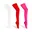 Wit/Rood/Neon Roze