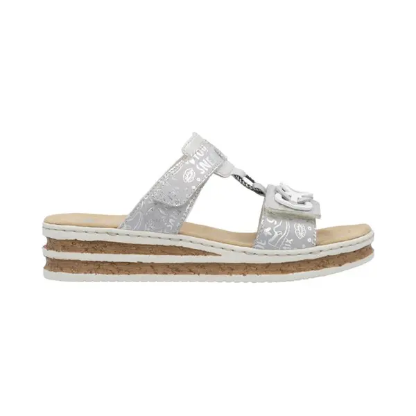 Rieker 62936 Damessandalen, Platina Zilver, 42 Eu thumbnail