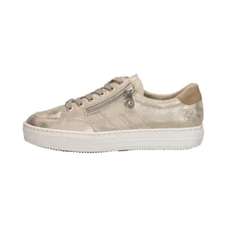 Rieker - Flat Lace Up Flat Heel Platinum L5903 (Platinum, Uk Footwear Size System, Adult, Women, Numeric, Medium, 3.5)