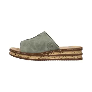 Rieker Pantolette Keilabsatz, Sommerschuh, Modische Keilsohle