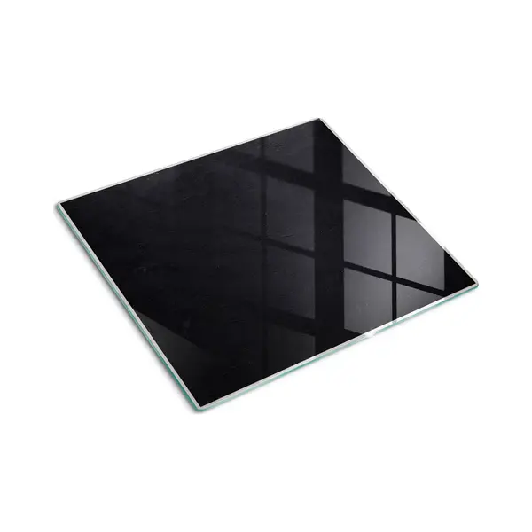 Tulup Glazen Snijplank - Zwart Prikbord Anti-Slip Snijplank - 60 X 52 Cm - Snijplank Glas - Anti-Slip Snijplank - Snijplank Van Glas - Serveerplank thumbnail