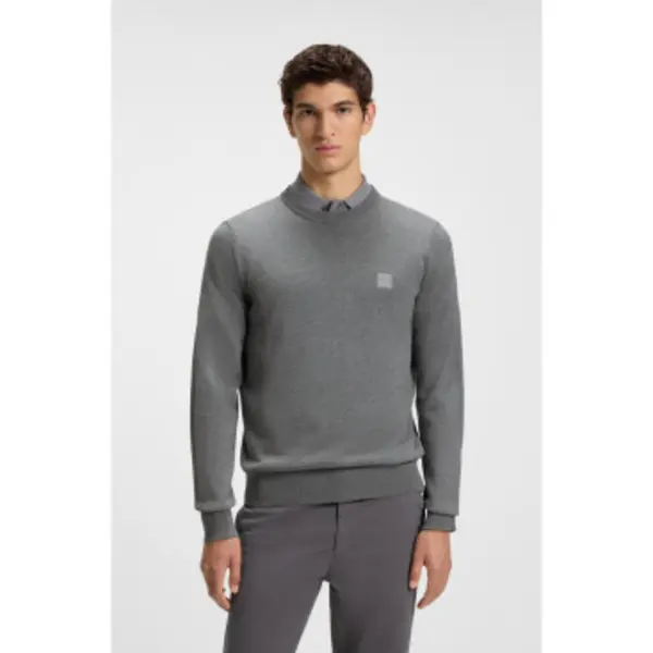 Boss For Man. 50527583 Kanovano Grey Jumper (Xxl), Casual, Cotton thumbnail