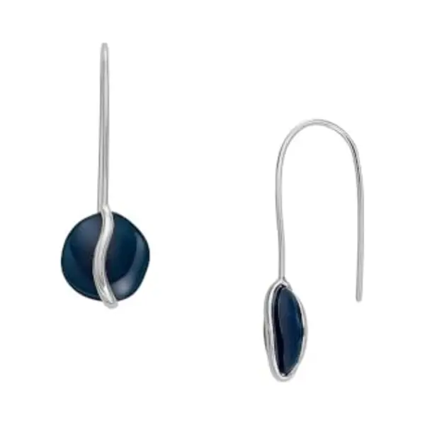 Skagen Ohrring-Set SKJ1812040, Skagen SKJ1812040 Damen Ohrringe Edelstahl Silber Blau thumbnail