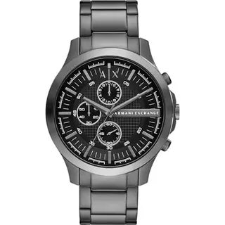 Armani Exchange, Armbanduhr, Hampton, Grau, (Chronograph, 46 mm)