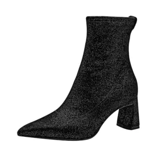 Tamaris Damen Stiefel Vegan Schwarz 37