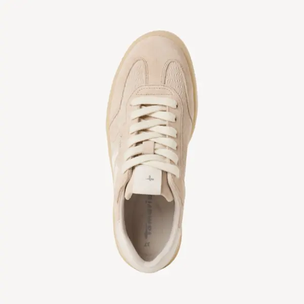 Tamaris Leder Sneaker Unisex Beige thumbnail