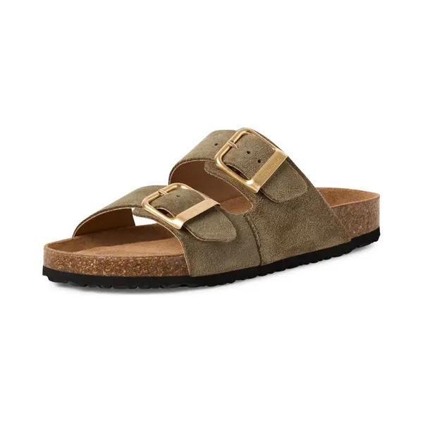 Tamaris Leren Muiltje 1-27543-42 7A2 Damesschoenen M2753342 Olijf thumbnail