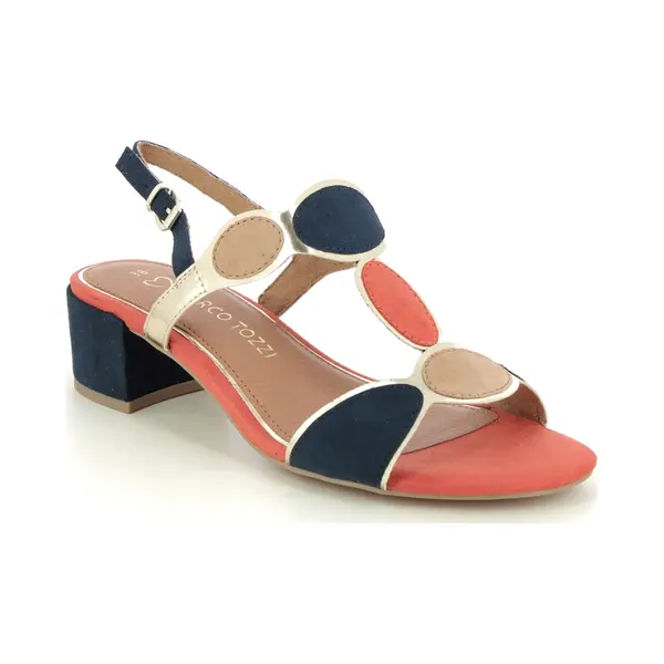 Marco Tozzi Sandalette, Blockabsatz, Sommerschuh, Riemchensandale Mit Verstellbarer Schnalle thumbnail