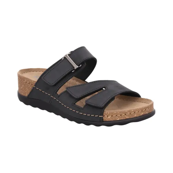 Rohde Dames Slipper - 5433-90 Zwart - Maat 40 thumbnail