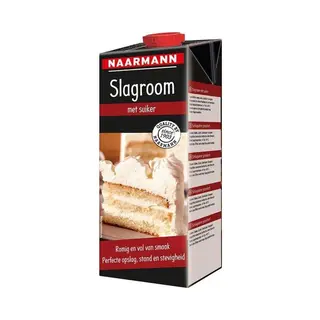 Naarmann Slagroom Met Suiker 32% - 1 Liter