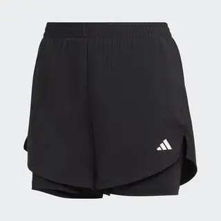 Adidas Aeroready Made For Training Minimal 2in1 Damen Shorts Schwarz - M