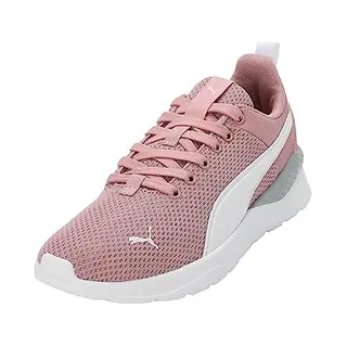 Puma Unisex Youth Anzarun Lite Jr Sneakers, Peach Smoothie-Puma White, 4 Uk