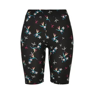 Urban Classics Radlerhose "Urban Classics Damen Ladies Soft Aop Cycle Shorts"