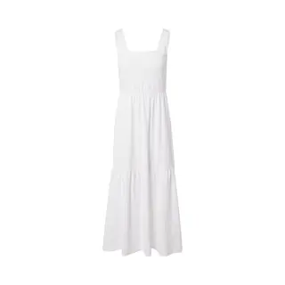 Urban Classics Damen Ladies 7/8 Length Valance Summer Dress Kleid, Weiß, L Eu