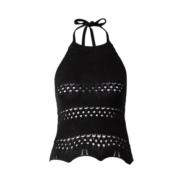 Urban Classics Tanktop "Urban Classics Damen Ladies Short Crochet Knit Neckholder Top" 1 Stk. thumbnail