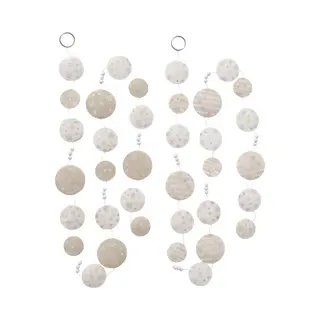 Boltze Home Capiz Guirlande Snowflake L180cm.