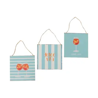 Boltze Home Wandbord Summer Spritz 20cm.