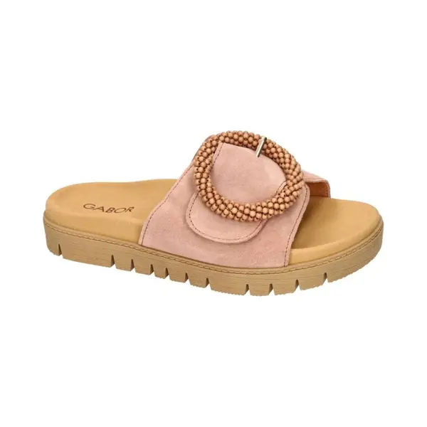 Gabor -Dames - Oud Roze - Slippers & Muiltjes - Maat 39 thumbnail