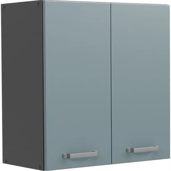 Vicco Wall Cabinet Raul, Blue-Grey, 60 Cm, For Flexible Combination Within Modular Kitchen Systems thumbnail