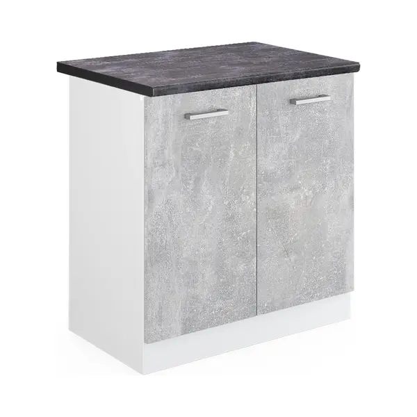 Vicco - Spülenunterschrank R-line, Beton, 80 Cm , Ap Anthrazit thumbnail