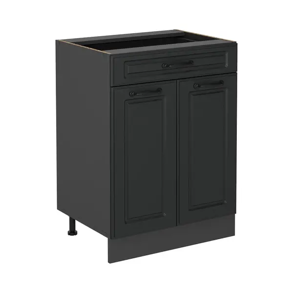 Vicco Küchenunterschrank R-Line, Anthrazit Landhaus, 60 Cm Mit Schublade, Ohne Arbeitsplatte, Zur Freien Kombination Innerhalb Modularer thumbnail