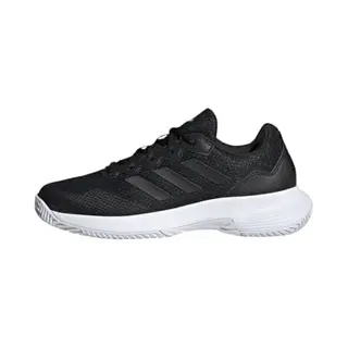 Adidas Women's Gamecourt 2.0 Tennis Shoes, Core Black/Core Black/Silver, 4.5 Uk