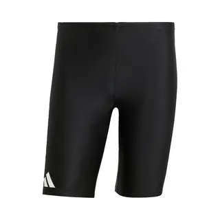 Adidas Men's Solid Swim Jammers, Black/White, 42