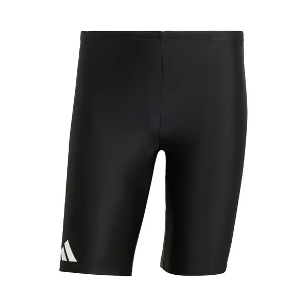 Adidas Men's Solid Swim Jammers, Black/White, 42 thumbnail
