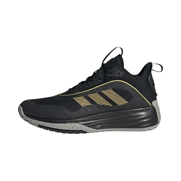 Adidas Men's Own The Game 3 Shoes, Core Black/Gold Metallic/Mgh Solid Grey, 9.5 Uk thumbnail