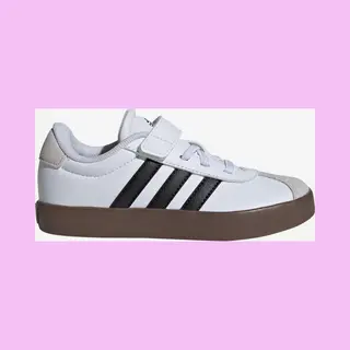 Adidas Vl Court 2.0 Shoes White Beige Kids - 35