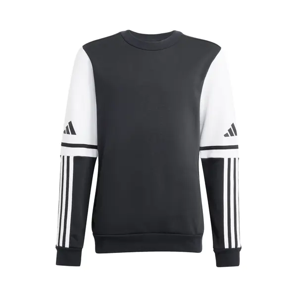 Adidas Unisex Kids SQUADRA25 Sweat Crew Kids, Black/White, 9-10 Years thumbnail